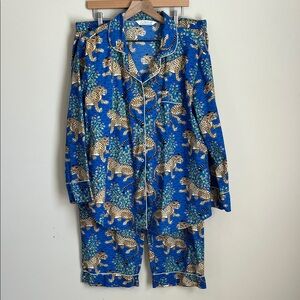 PrintFresh Tiger Queen Pajama Set Size XL Womens